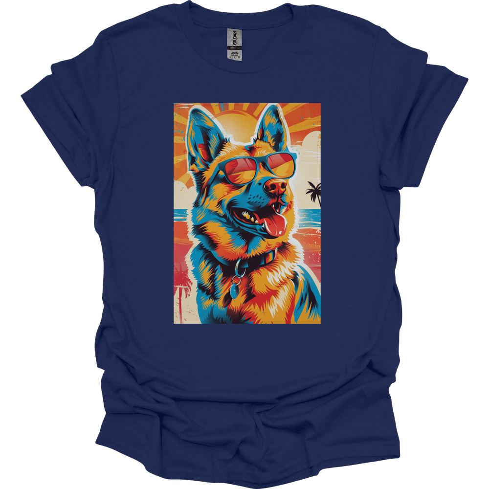 German Shepherd - Summer Dog T-Shirt Secondary image