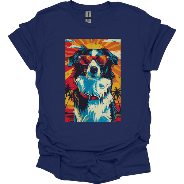 Border Collie - Summer Dog T-Shirt