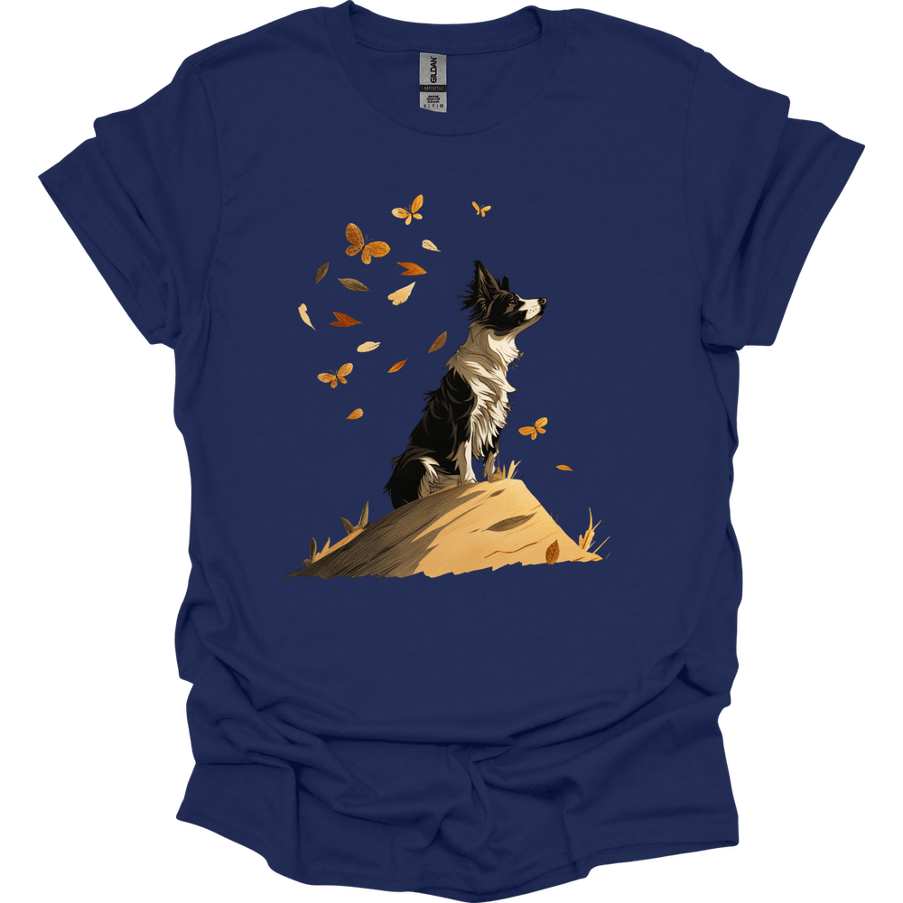 Border Collie - Fall Dog T-Shirt