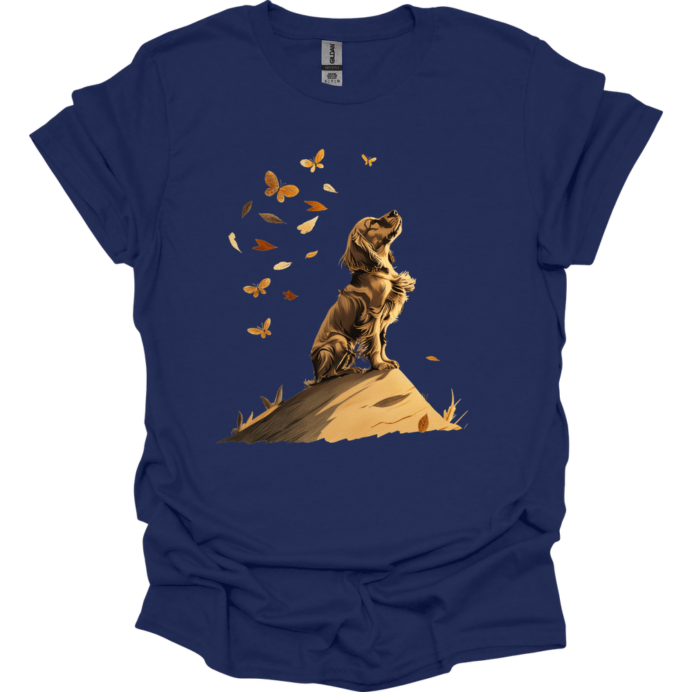 Cocker Spaniel - Fall Dog T-Shirt Secondary image
