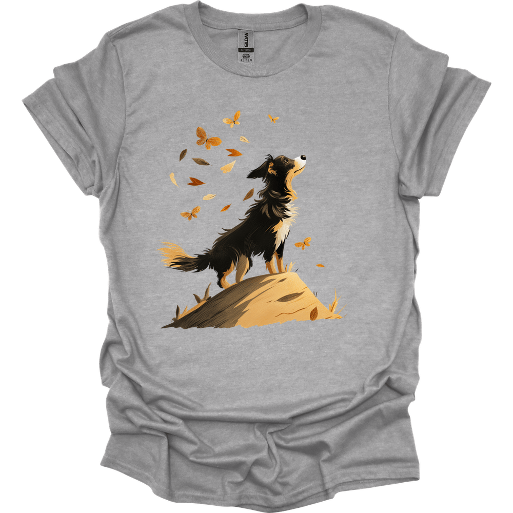 Australian Shepherd - Fall Dog T-Shirt