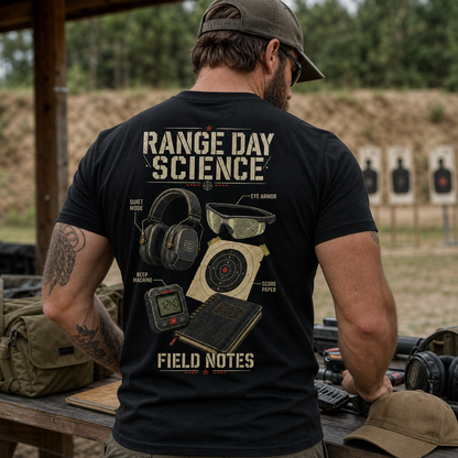 Range Day Science Field Notes Men's Graphic T-Shirt