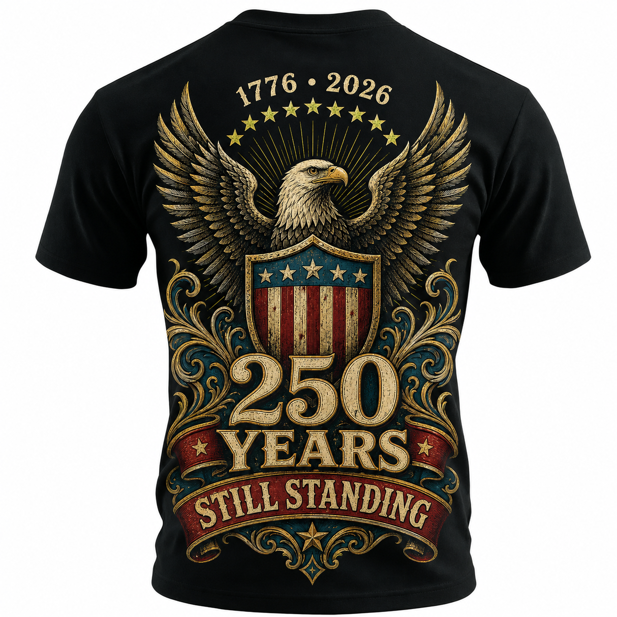 250 Years Still Standing American Eagle Men's T-Shirt
