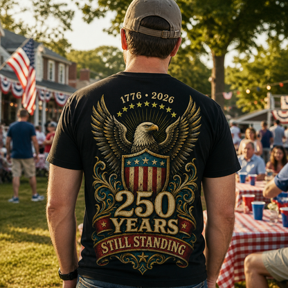 250 Years Still Standing American Eagle Men's T-Shirt