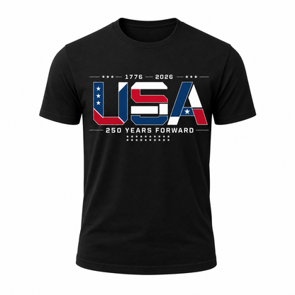 USA 250 Years Forward Men's Graphic T-Shirt