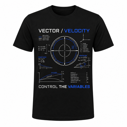 Vector Velocity Control the Variables Technical Men's T-Shirt