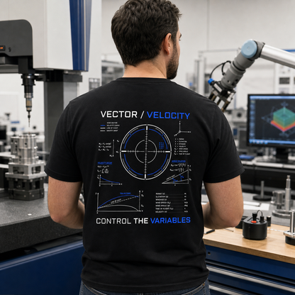 Vector Velocity Control the Variables Technical Men's T-Shirt
