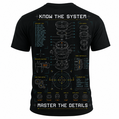 Know the System Master the Details Engineering Men's T-Shirt