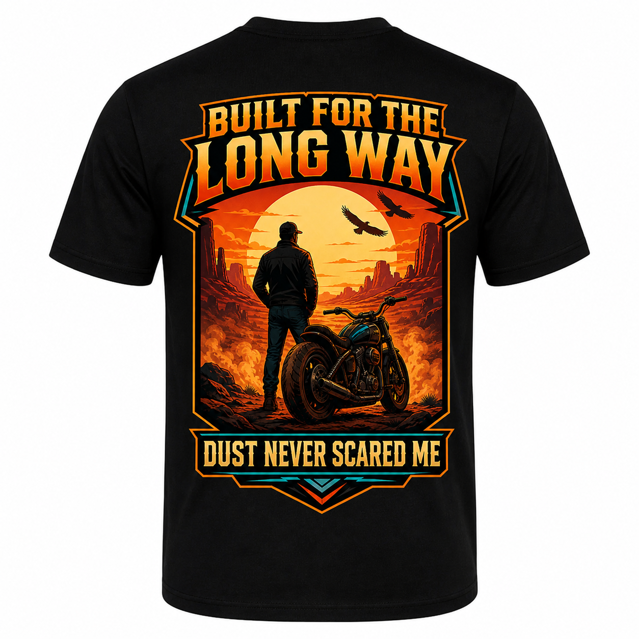 Built for the Long Way Motorcycle Men's T-Shirt