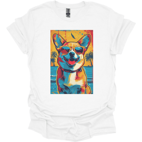 Pembroke Welsh Corgi - Summer Dog T-Shirt