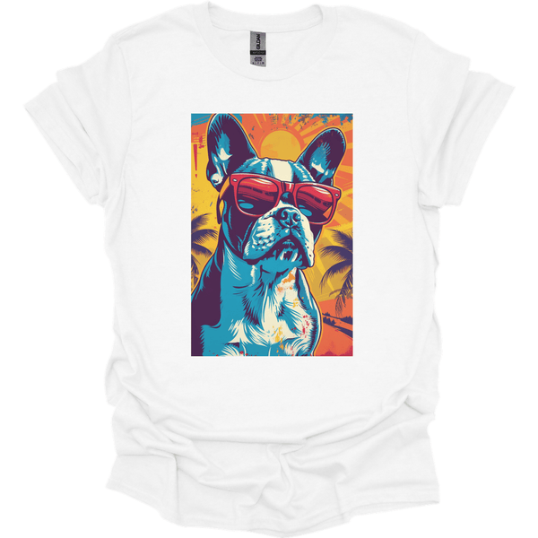 Boston Terrier - Summer Dog T-Shirt