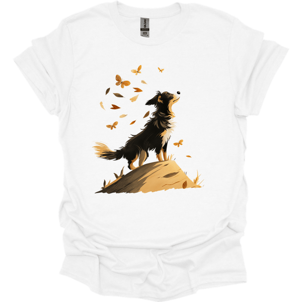 Australian Shepherd - Fall Dog T-Shirt