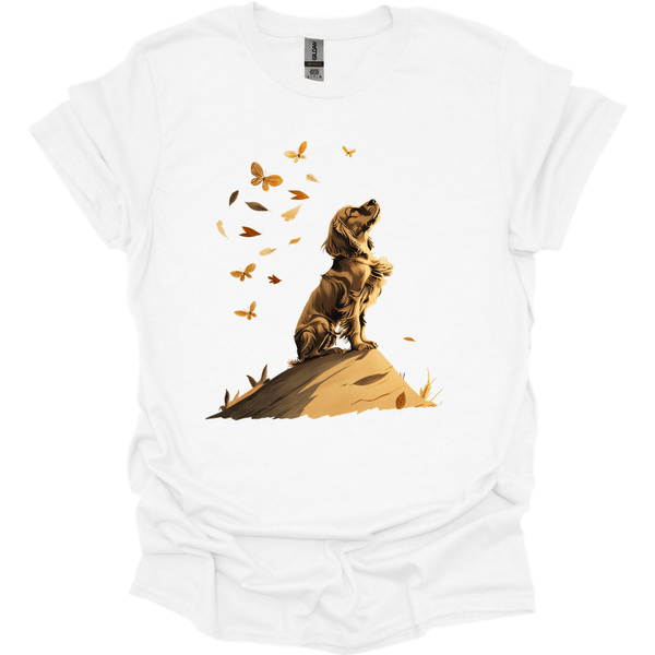 Cocker Spaniel - Fall Dog T-Shirt