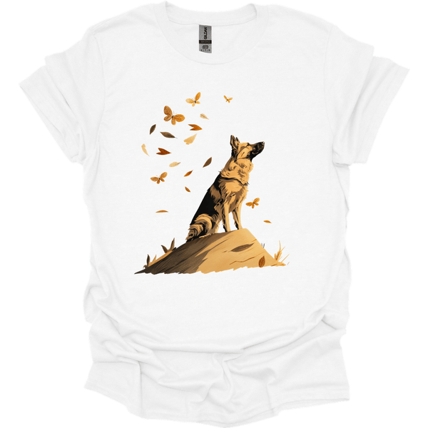 German Shepherd - Fall Dog T-Shirt