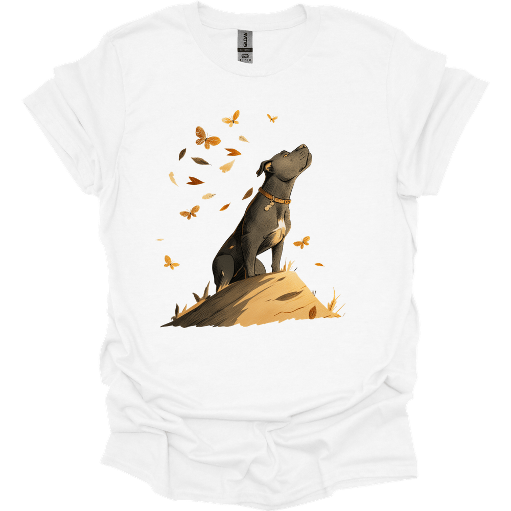 Pitbull - Fall Dog T-Shirt