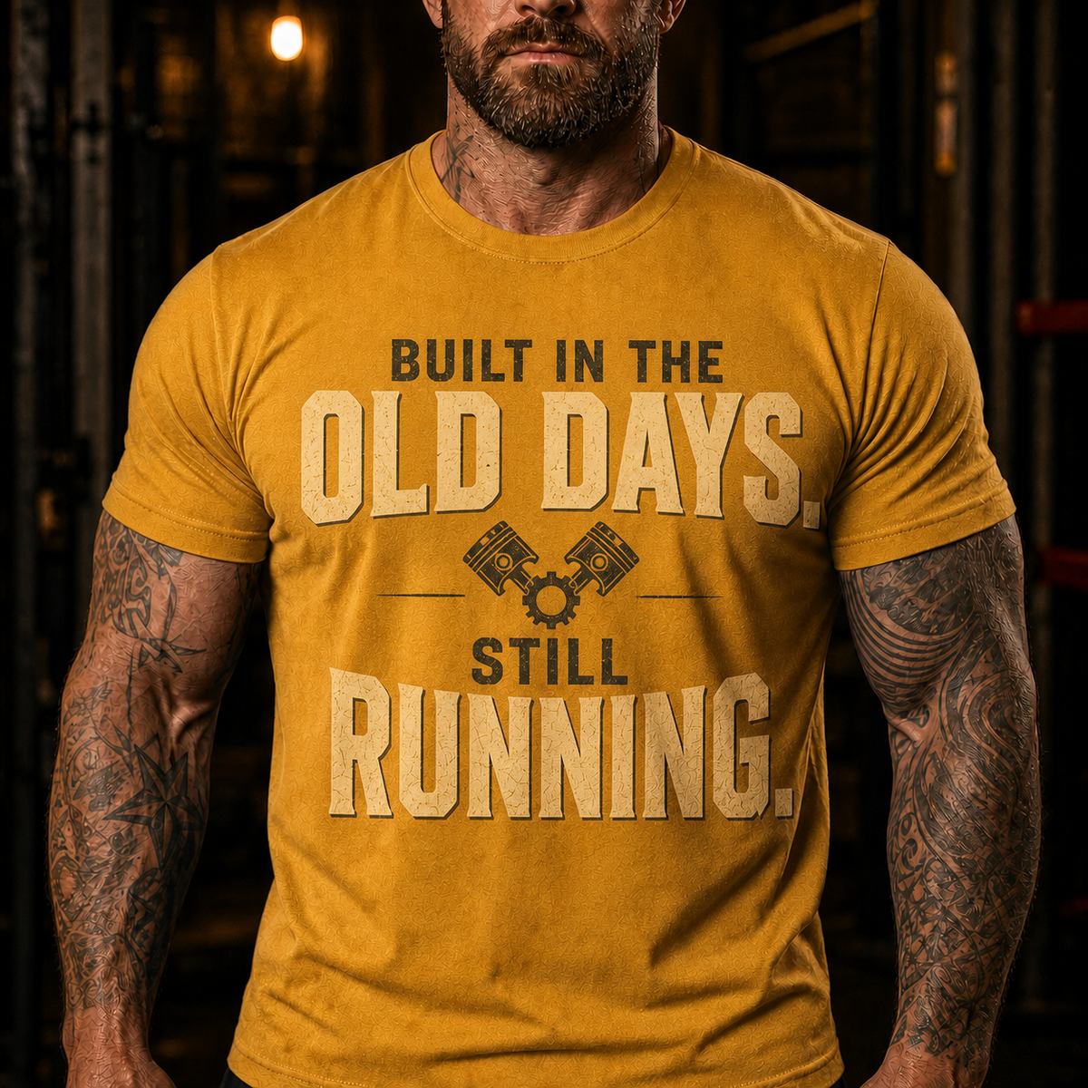 Built In The Old Days Still Running Graphic T-Shirt
