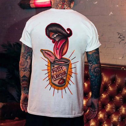 Pussy Flavour Printed Men's T-shirt
