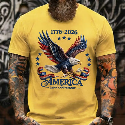 1776-2026 America 250th Anniversary Graphic T-Shirt