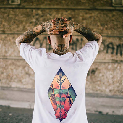 Bondage Nude Printed Men's T-shirt