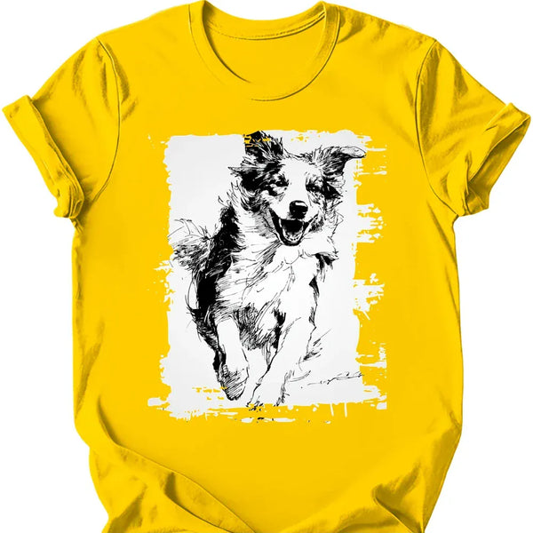 Australian Shepherd - Running Dog T-Shirt