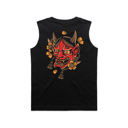 Demon Mask Print Men's Vest