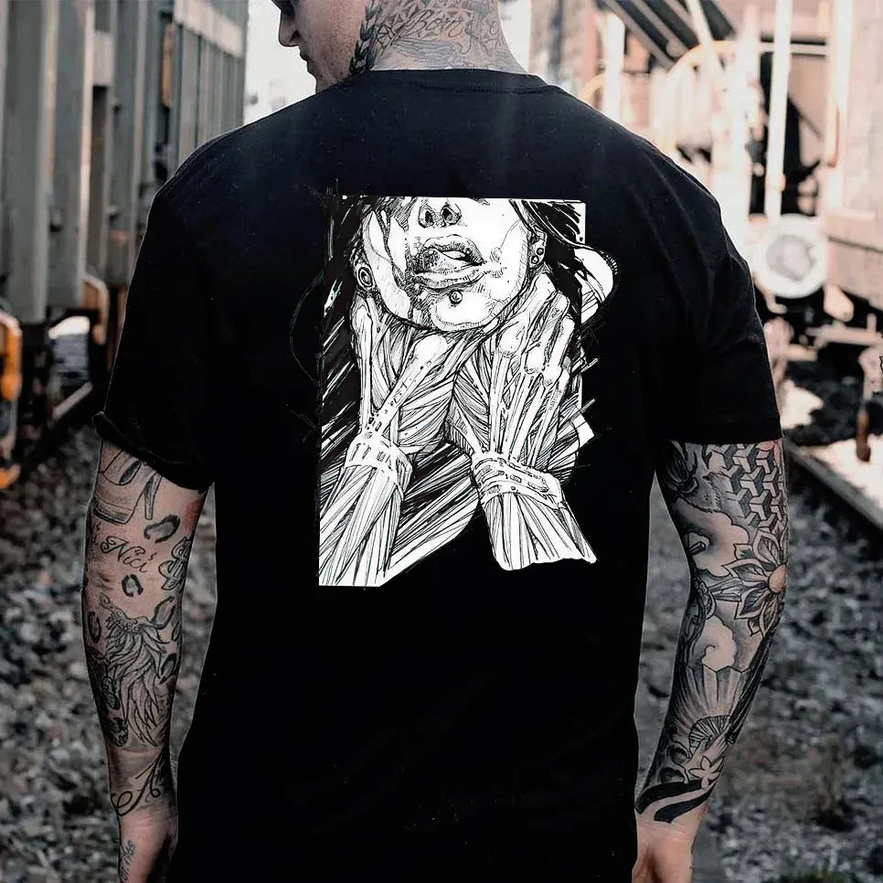 Choke Me Up Printed Men's T-shirt