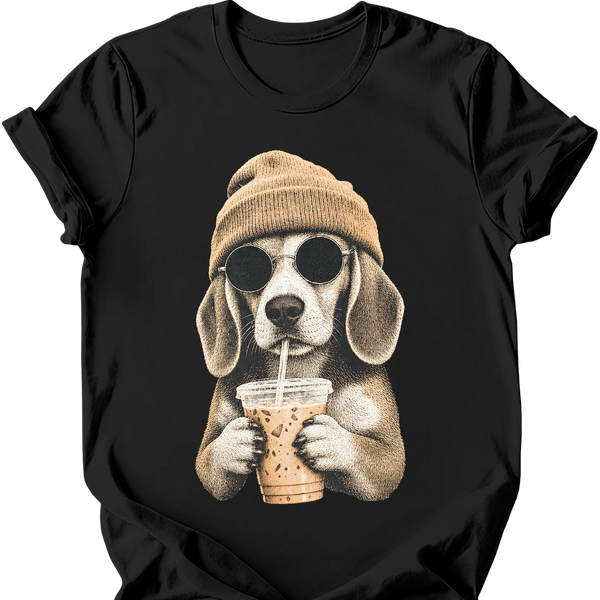 Beagle - Hipster Dog T-Shirt