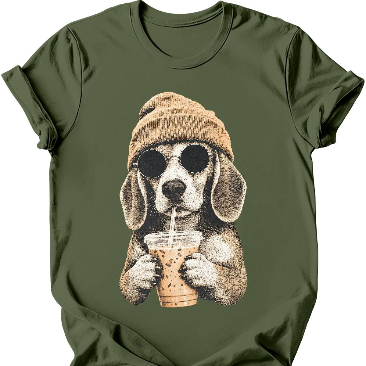 Beagle - Hipster Dog T-Shirt