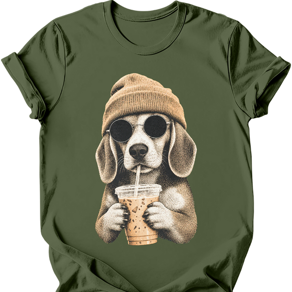 Beagle - Hipster Dog T-Shirt
