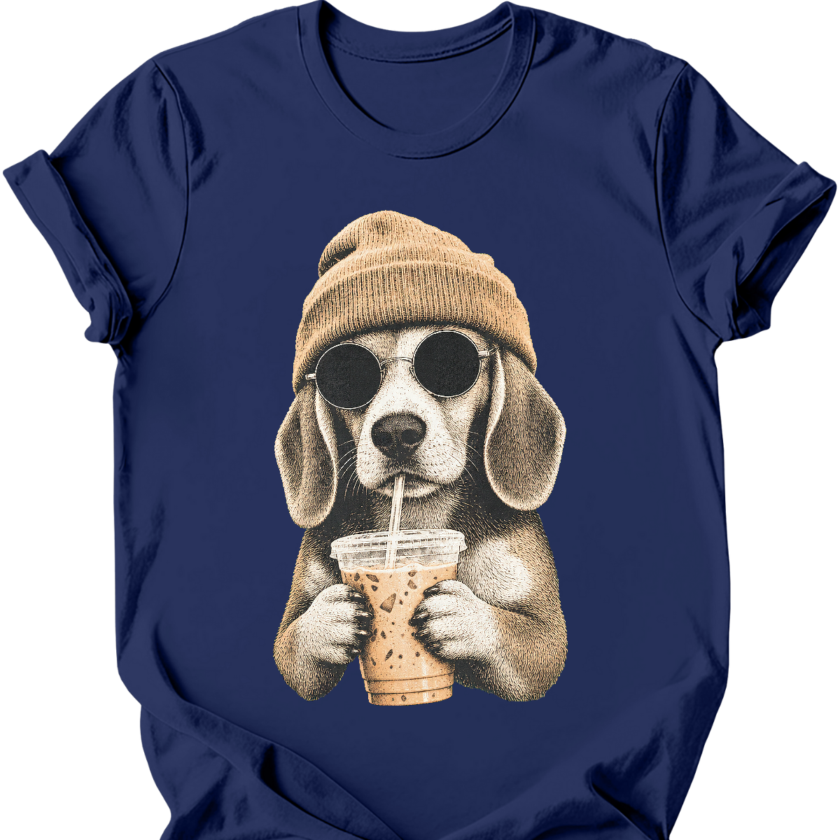 Beagle - Hipster Dog T-Shirt