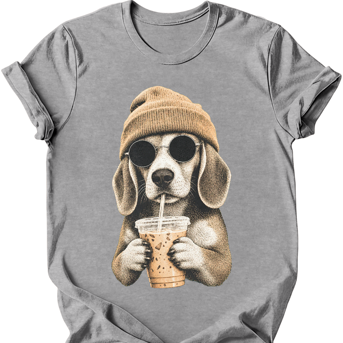 Beagle - Hipster Dog T-Shirt