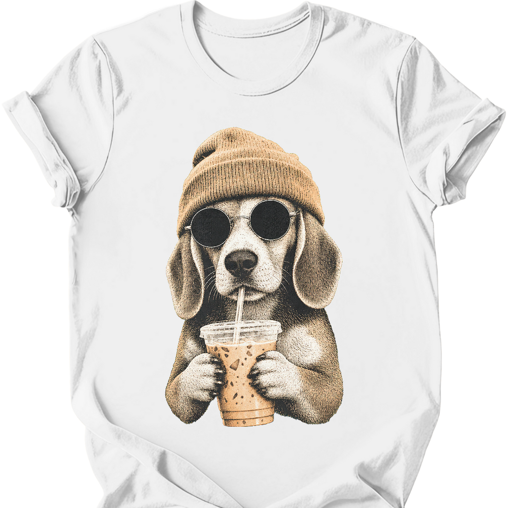 Beagle - Hipster Dog T-Shirt