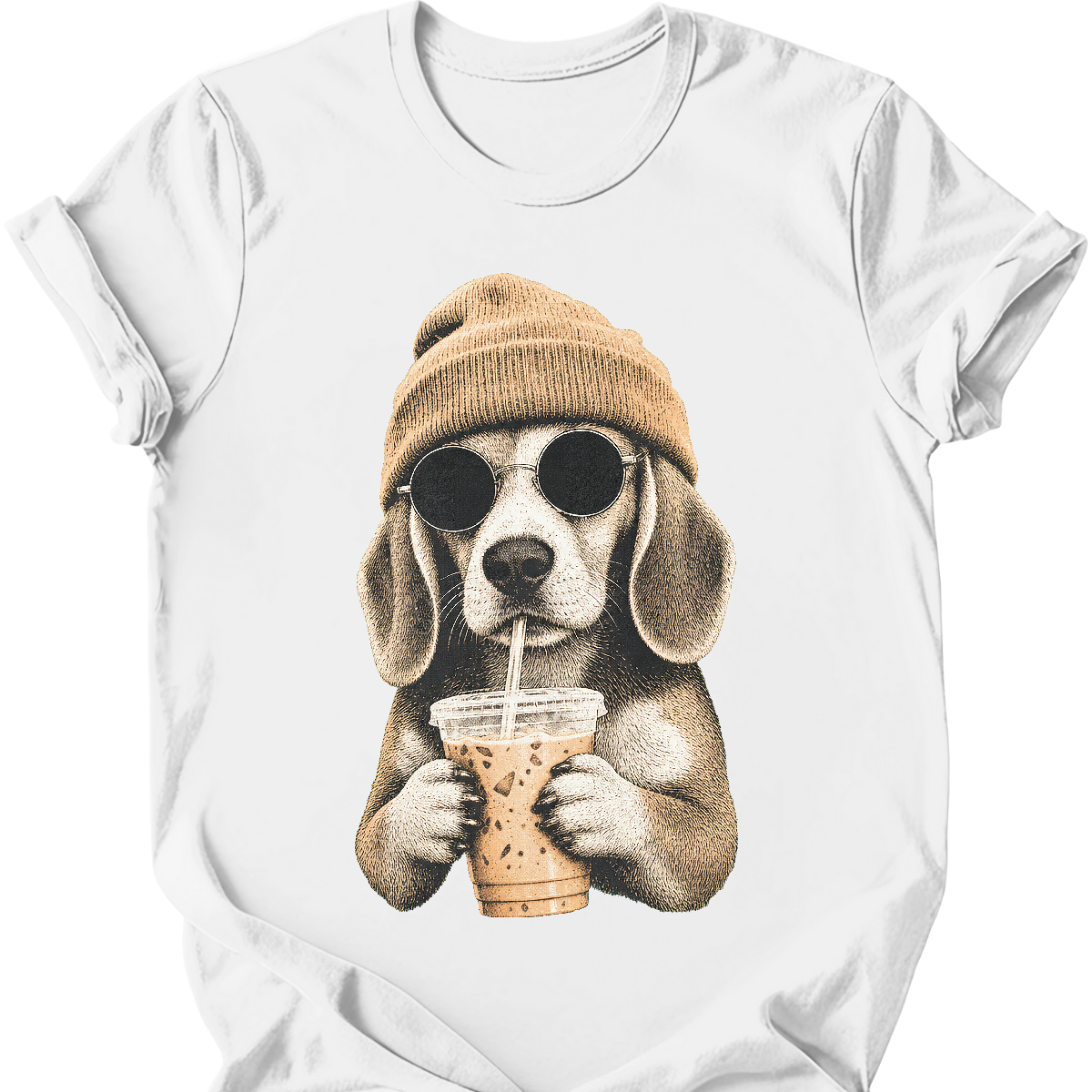 Beagle - Hipster Dog T-Shirt