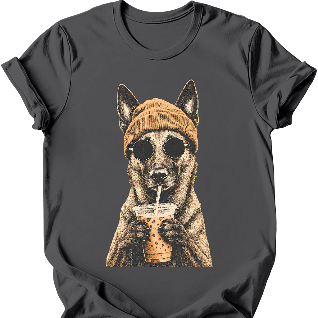Belgian Malinois - Hipster Dog T-Shirt