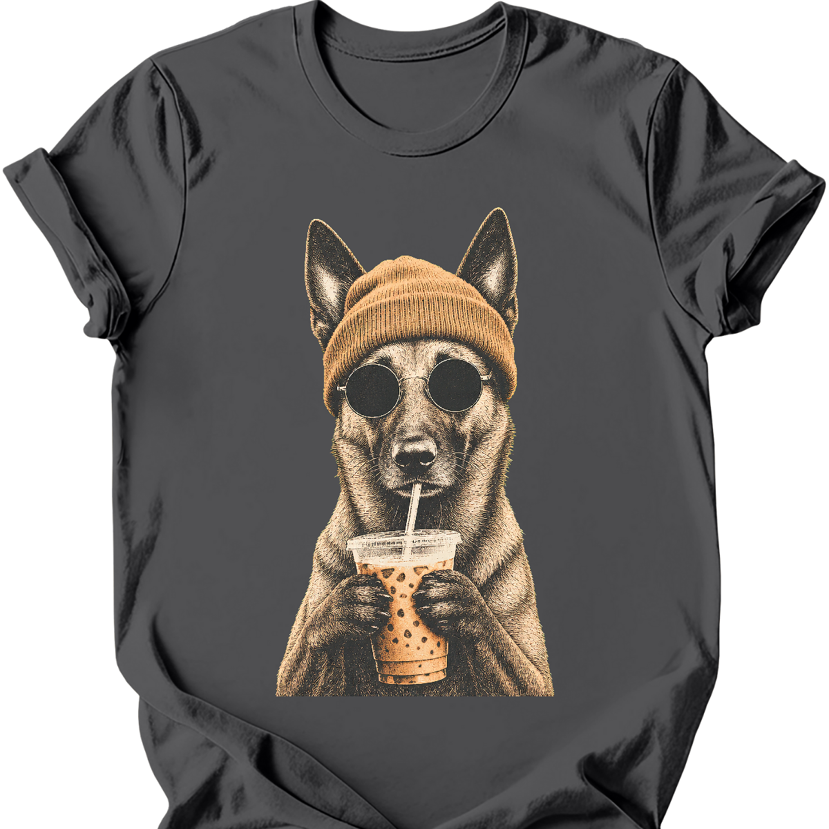 Belgian Malinois - Hipster Dog T-Shirt