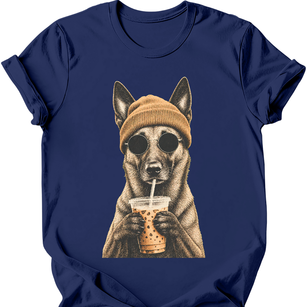 Belgian Malinois - Hipster Dog T-Shirt