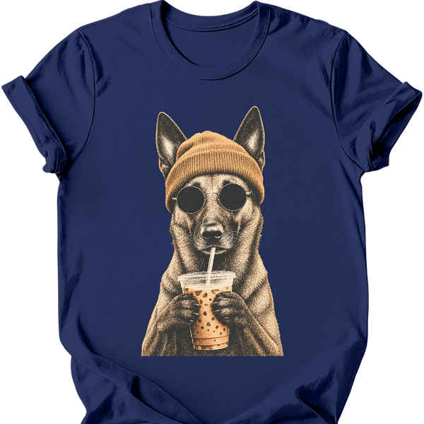 Belgian Malinois - Hipster Dog T-Shirt