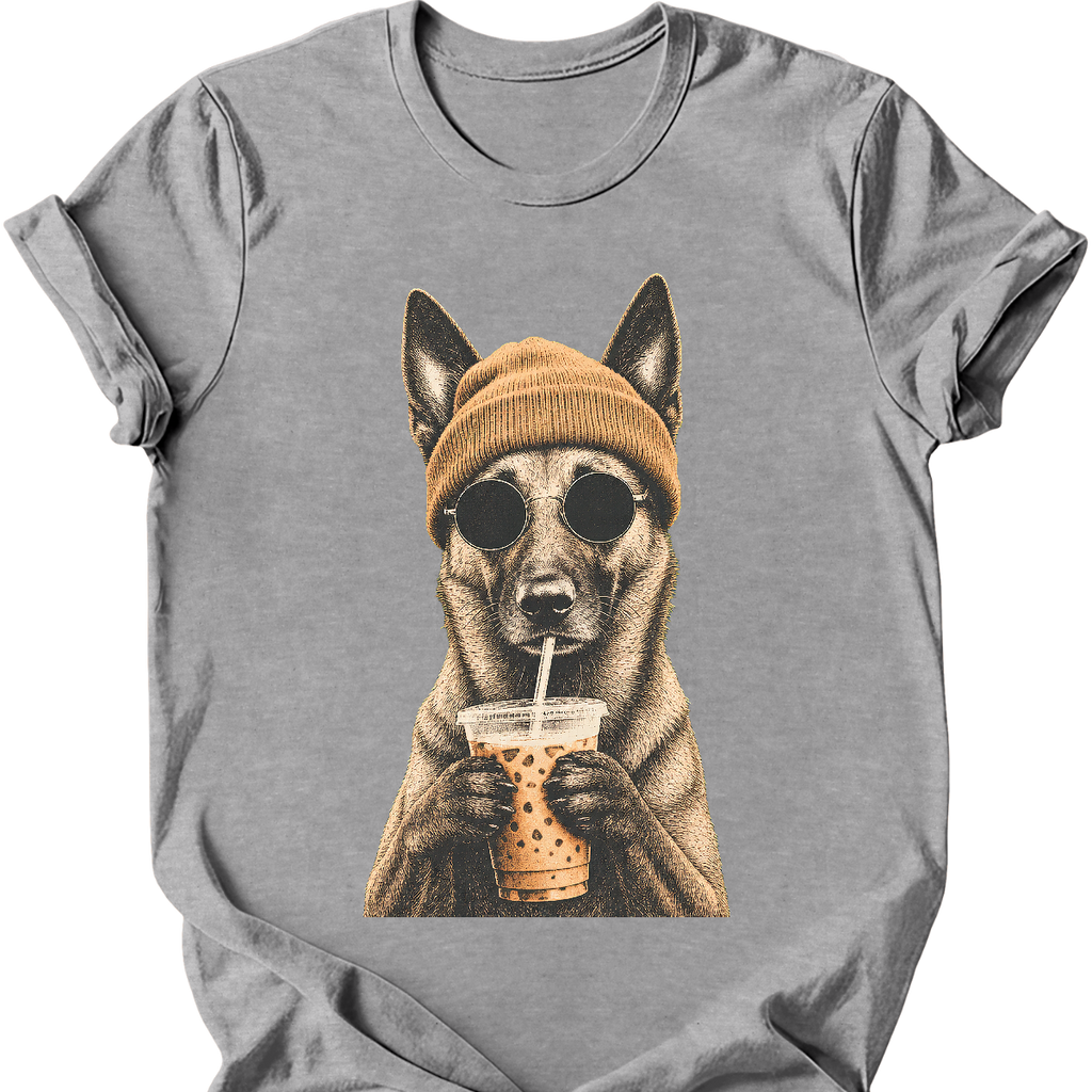 Belgian Malinois - Hipster Dog T-Shirt