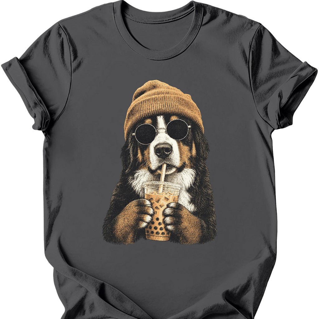 Bernese Mountain Dog - Hipster Dog T-Shirt