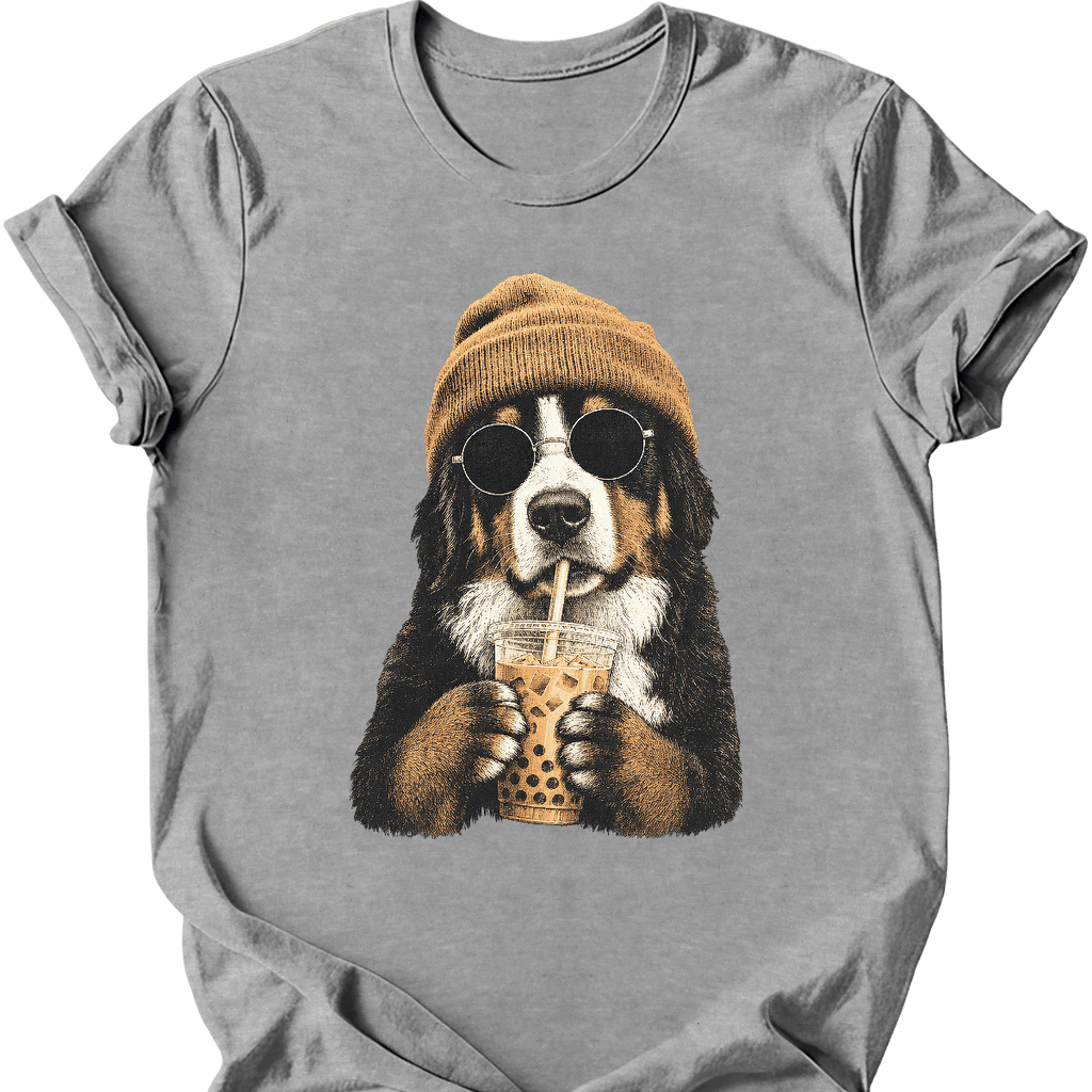 Bernese Mountain Dog - Hipster Dog T-Shirt