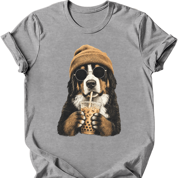 Bernese Mountain Dog - Hipster Dog T-Shirt