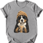 Bernese Mountain Dog - Hipster Dog T-Shirt