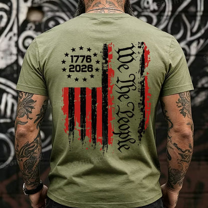 250 Years We The People 1776-2026 Celebration Back T-Shirts
