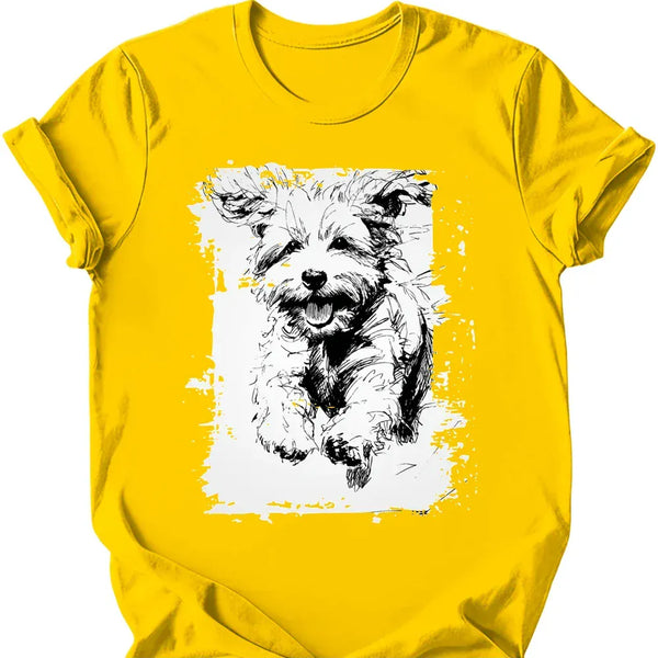 Bichon Frise - Running Dog T-Shirt