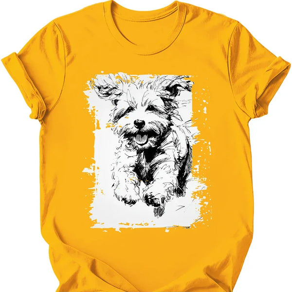 Bichon Frise - Running Dog T-Shirt