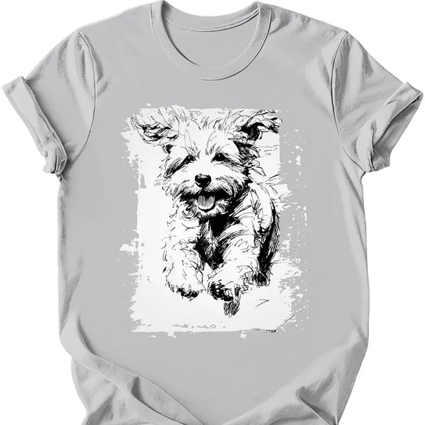 Bichon Frise - Running Dog T-Shirt