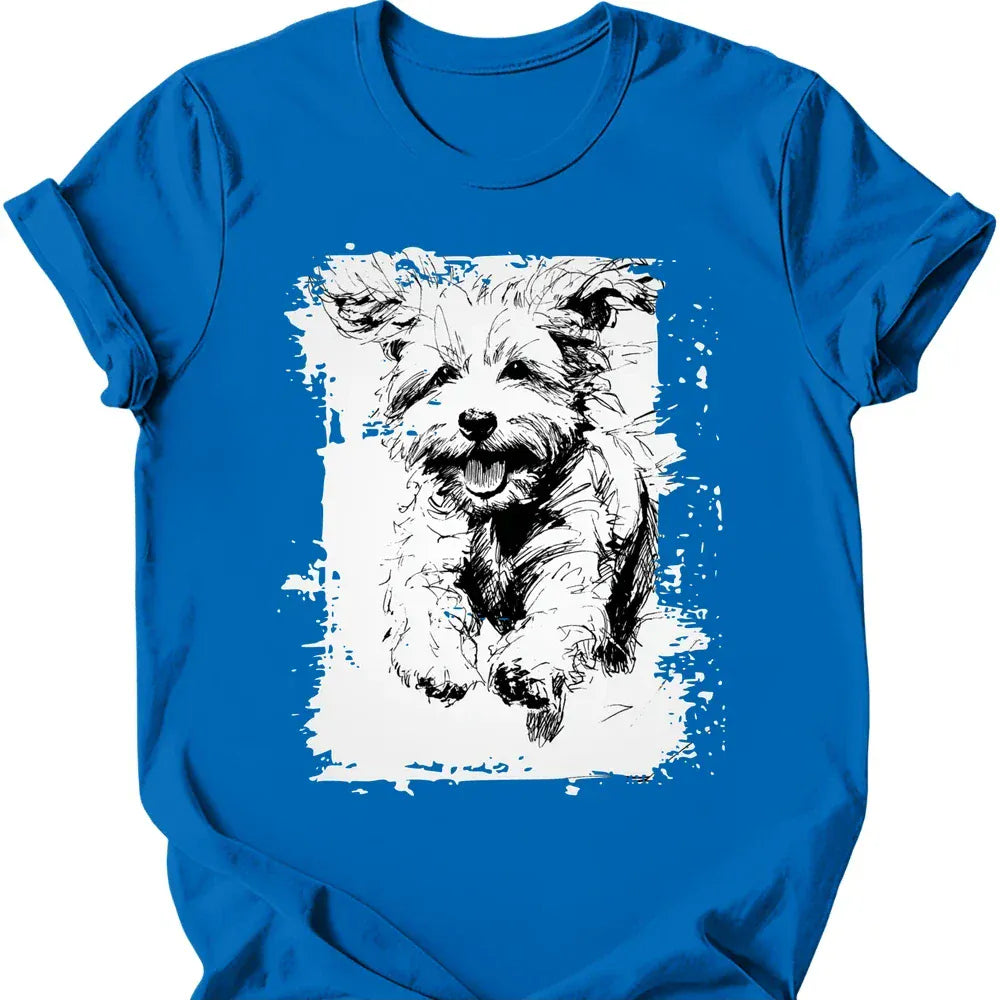 Bichon Frise - Running Dog T-Shirt Secondary image