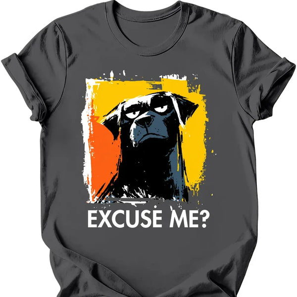 Black Labrador - Excuse Me Dog T-Shirt