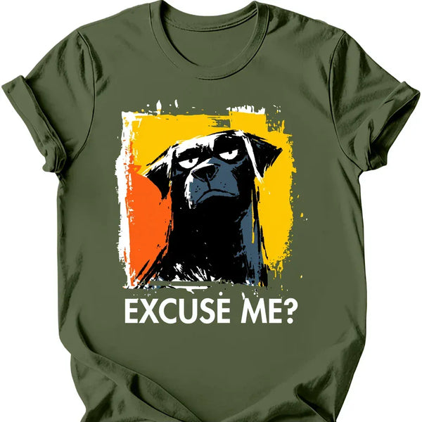 Black Labrador - Excuse Me Dog T-Shirt