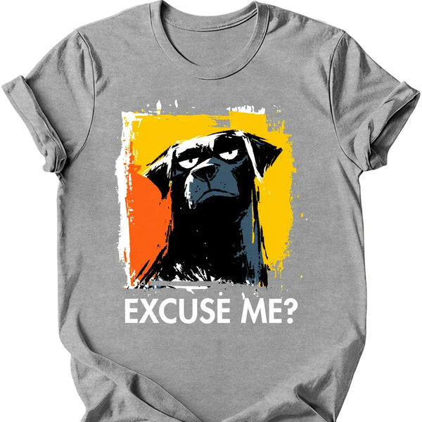 Black Labrador - Excuse Me Dog T-Shirt